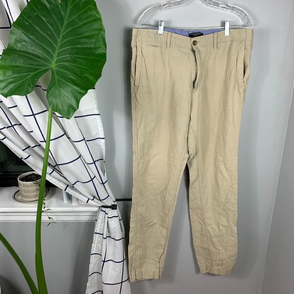 Banana Republic Slim Fit Pants Tan Size 36 x 36